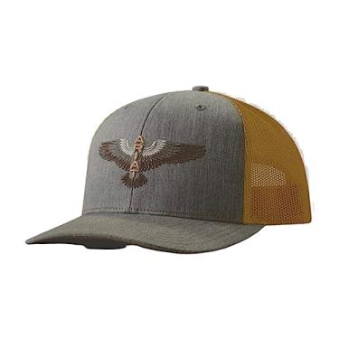 Imagem de ARIAT Boné masculino estruturado águia, jeans/bronze, Denim/Tan, Tamanho �nica