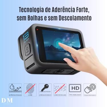 Imagem de Película Para Gopro Hero 13 Black Vidro Temperado Lente 3 Pç DM ACESSÓRIOS