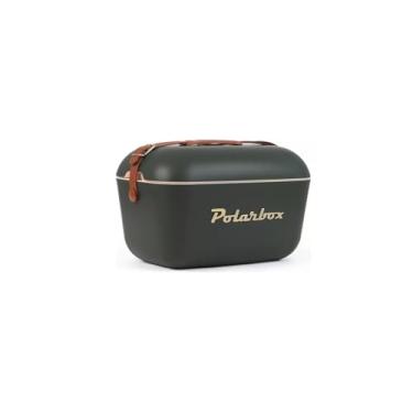Imagem de Bolsa Térmica Cooler Retrô Com Alça Em Couro 12 Litros - Polarbox - Floresta Dourado