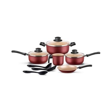 Imagem de Conjunto De Panelas Com Utensílios Mta Seletta 8 Peças