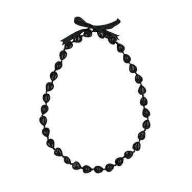 Imagem de QRH Colar de Nozes Kukui Lei de Formatura Class of 2025 Colar Colorido de Nozes Grossas Laço Havaiano Luau Lei Colar para Mulheres e Homens, Madeira, Sem Pedra Preciosa