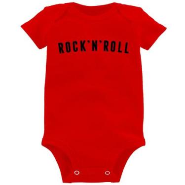 Imagem de Body Bebê Rock 'n' Roll - Foca na Moda, Vermelho, G