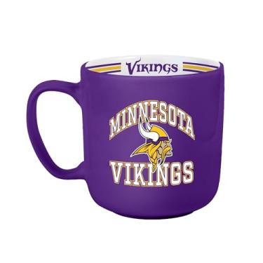 Imagem de Caneca listrada Minnesota Vikings de 425 g