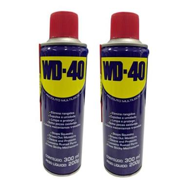 Imagem de Kit Com 2 Unidades WD40 Desengripante Lubrificante Multiuso Spray 300m