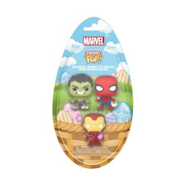 Imagem de Funko Pocket Pop!: Easter 3-Pack - The Hulk, Spider-Man, Iron Man