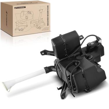 Imagem de A-Premium Conjunto de tanque de reservatório de lavador de para-brisa compatível com Nissan Pathfinder 2013-2020 e Infiniti QX60 2014-2020, JX35 2013 - W/bomba de arruela e suporte e pescoço de