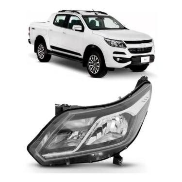 Imagem de Farol S10 2017 A 2023 C/ Led E Reator - SP ACESSÓRIOS, Esquerdo
