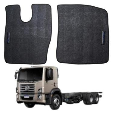 Imagem de Tapete Borracha Pvc Caminhão Vw Constellation 2005 A 2022 - TITANIUM