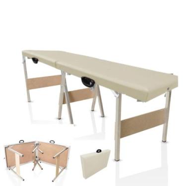 Imagem de Maca Dobrável Portátil Maleta Premium 240KG Massagem/Estética/Depilaçã