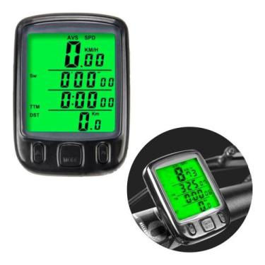 Imagem de Velocímetro De Bike Magnético Ciclo Computador E Tempo Luz Noturna - S