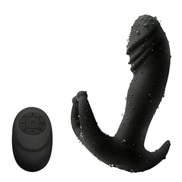Imagem de amal Plug Massager Controle Vibradores Massageador Peniano Brinquedo de estimulação sexual para massagem de próstata E391