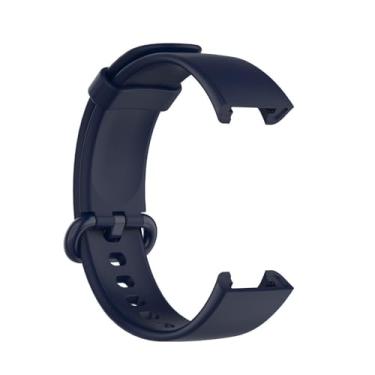 Imagem de XLCZMYL Pulseira para Xiaomi Mi Watch Lite esportiva de silicone SmartWatch, pulseira de reposição para mi watch lite para Redmi Watch, pulseira de relógio, orquídea tinta, para xiaomi