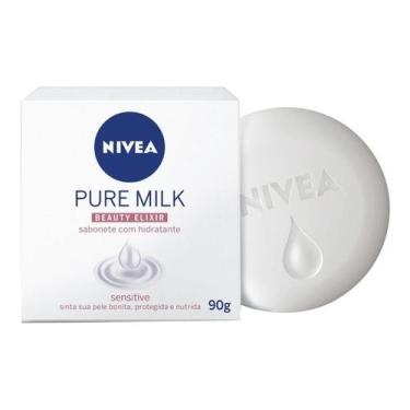 Imagem de Kit c/ 2 Sabonete Em Barra Pure Milk Sensitive 90g Nivea
