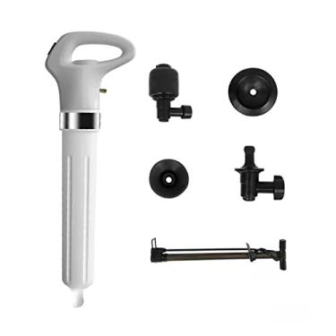 Imagem de Draga para sanita, tubo de vácuo, drenagem de jato de ar pneumático, limpador de êmbolo de alta pressão desbloqueado, ferramentas de drenagem manual