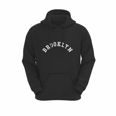 Imagem de Moletom Canguru Unissex Inverno Algodão Blusa de Frio Capuz Bolso-Unissex