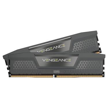 Imagem de CORSAIR Memória de computador desktop Vengeance DDR5 RAM 32GB (2x16GB) 6400MHz CL36-48-48-104 1,35V AMD Expo Intel XMP 3.0 – Cinza (CMK32GX5M2B6400Z36)