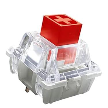 Imagem de Zjmehty Kailh Box Heavy Orange Switches for DIY Mechanical Keyboard,3-pin/60gf Tactile/RGB/LED/IP56 Water&Dustproof/Long Life switches(Orange,90pcs)