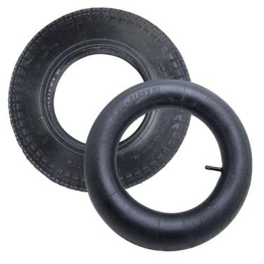 Imagem de Kit Pneu Aro 8 3.25 x 8 2 Lonas Carriola 5901 - FERTAK + Câmara de Ar 