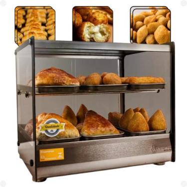 Imagem de Estufa De Salgados Dupla 6 Bandejas Inox Marchesoni 127v