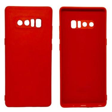 Imagem de Kit Capa Aveludada Para Galaxy Note 8 + Pelicula Privacidade - Mustang