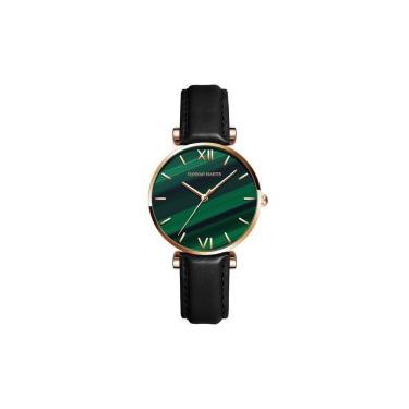 Imagem de Relógio Feminino Quartzo Pulseira De Couro à Prova D'água 3