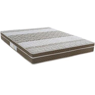 Imagem de Colchão Queen Ilhéus Molas Pocket E Euro Pillow Biflex Marrom Com Bege