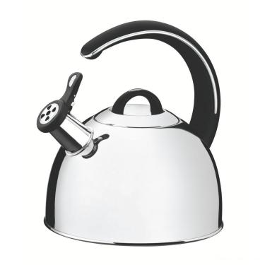 Imagem de Chaleira Tramontina Com Apito Em Aço Inox Fundo Triplo Cabo Preto 3,3 L Tramontina