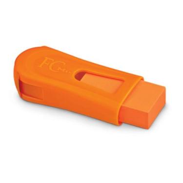 Imagem de Apontador com Borracha e Depósito Faber-Castell Mix Neon, LARANJA