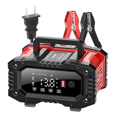 Imagem de Generic Carregador Portátil Inteligente De Bateria Carro Para Motocicleta, Caminhão, Cortador Grama, Chumbo-Ácido, Agm, Gel Lifepo4, Baterias Automotivas, Reparo Rápido Por Pulso, Carregadores Manut