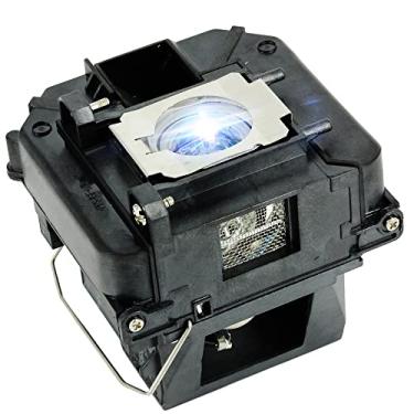 Imagem de JISIZKY Lâmpada De Reposição Com Compartimento Para Epson Elplp68 V13H010L68 Powerlite Home Cinema 3010 Hc3010E 3020 3D 3020E Eh-Tw5900 Eh-Tw5910 Eh-Tw6000 Eh-Tw6000W Eh-Tw6100