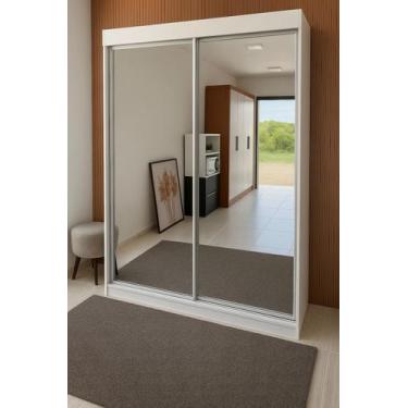 Imagem de Sapateira Multiuso 2 Portas Com Espelhos Led E Portas De Correr Diaman