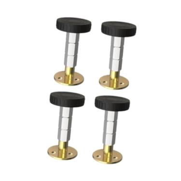 Imagem de Fenteer 4 pçs cabeceira rolhas cabeceira rolhas fixador cama rolhas de ruído cama quadro titular parede para sofás cabeceiras, Altura 84 a 110mm