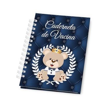 Imagem de Caderneta de Vacinação do Bebê Atualizada – Modelo SUS com Capa Dura para Menino – Registro de Vacinas, Saúde e Crescimento Infantil – Tema Ursinho Luxo