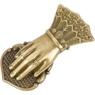 Imagem de CRASPIRE Clipe de mão vintage de metal para marcador, suporte de arquivo de papel, bronze antigo, marcadores de livro de livros 3D, lixo, kit de scrapbook, clipe de documentos, papelaria para