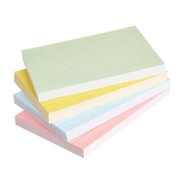 Imagem de Cartões de flash, cartões de nota | 4x NOTECARDS ALTADOS,Documento de cartolina para o ensino de preparação para o exame de artesanato de artesanato Planejamento de Planejamento de Planejamento