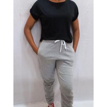Imagem de calca feminina de moletom - GB, Cinza, M