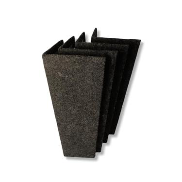 Imagem de Mondo Box Kit com 4 Arranhadores para Gatos Lateral de Sofa Protetor de Canto para Sofá e Cama Box em MDF com Carpete Antiestresse para Gato Brinquedo Pet Diversão