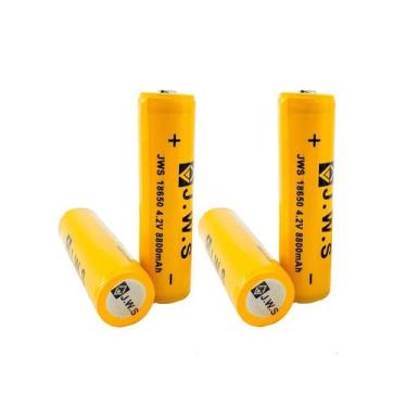 Imagem de Kit 4 Baterias Super Mega Avançadas 18650 4,2V 8800mAh JWS até 11 Hora