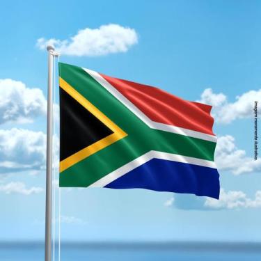 Imagem de Bandeira da África do Sul 80cmx140cm Tecido Oxford 100% Poliéster - Pr