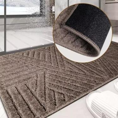 Imagem de 2 Tapete Banheiro Antiderrapante Grande 50X100 Js Tr M35 - IDEALIZA, M
