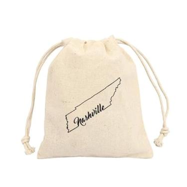 Imagem de Conjunto de 10 sacos de festa Nashville para convidados, kit de sobrevivência, kit de ressaca, kit de sobrevivência de despedida de solteiro, bolsa de lembrança Nashville, kit de recuperação, sacos de cordão, kit de sobrevivência, kit de recuperação de despedida de solteira, sacos de festa de desped