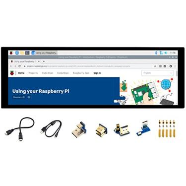 Imagem de waveshare Monitor De 7,9 Polegadas Com Tela Lcd Hdmi, Resolução 400X1280, Capacitiva, Sensível Ao Toque, Ips, Capa Vidro Temperado, Compatível Raspberry Pi/Jetson Nano/Pc/Windows 10/Raspbian/Ubuntu/