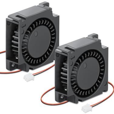 Imagem de Pacote com 2 ventiladores Wathai 30 mm x 10 mm 5 V CC pequeno sem escova