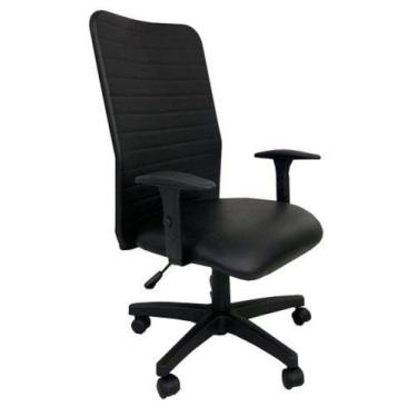 Imagem de Cadeira Presidente para Escritório Linha Livrono Preto - Design Office