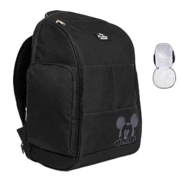Imagem de Mochila Costas Baby Bag Top C/trocador Mickey Preto Dermiwil