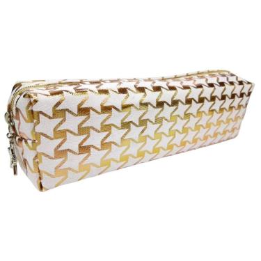 Imagem de Estojo com Brilho Multiuso com Zíper Branco - Quanhe