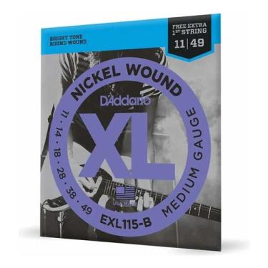 Imagem de Encordoamento para guitarra exl115-b 011-049 - d'addario
