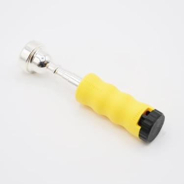 Imagem de Ferramenta de prática de bocal de trompete – Treinador de latão Bazu – Design de latão (amarelo)
