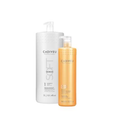 Imagem de Kit Cadiveu Professional Soft Sense Shampoo e Nutri Glow Máscara (2 produtos)