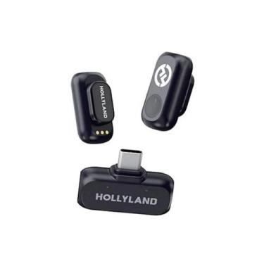 Imagem de Microfone de Lapela sem fio Wireless Hollyland Lark A1 Duo Usb-c Preto